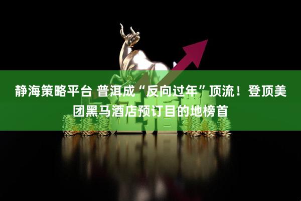静海策略平台 普洱成“反向过年”顶流！登顶美团黑马酒店预订目的地榜首