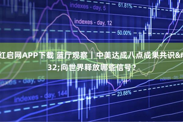红启网APP下载 蓝厅观察｜中美达成八点成果共识 向世界释放哪些信号？